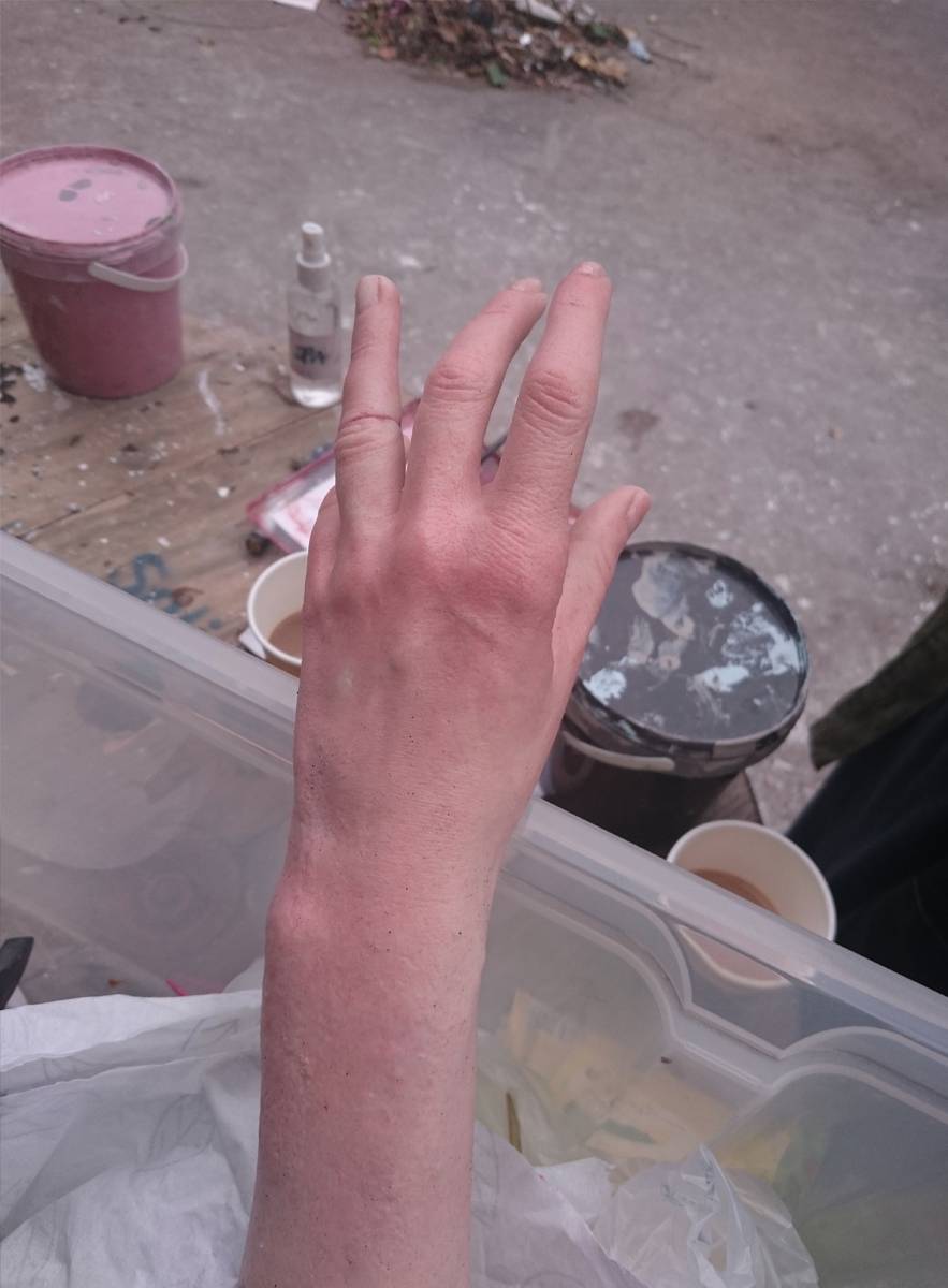 silicone hand