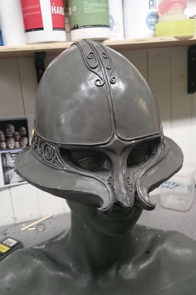 a dark song guardian angel armour sculpture bowsie workshop