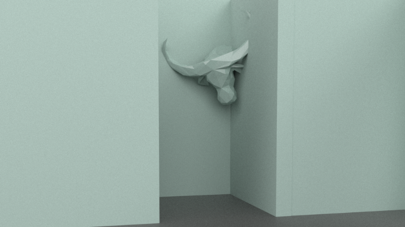 google valesco dublin low poly sculpture 3d render