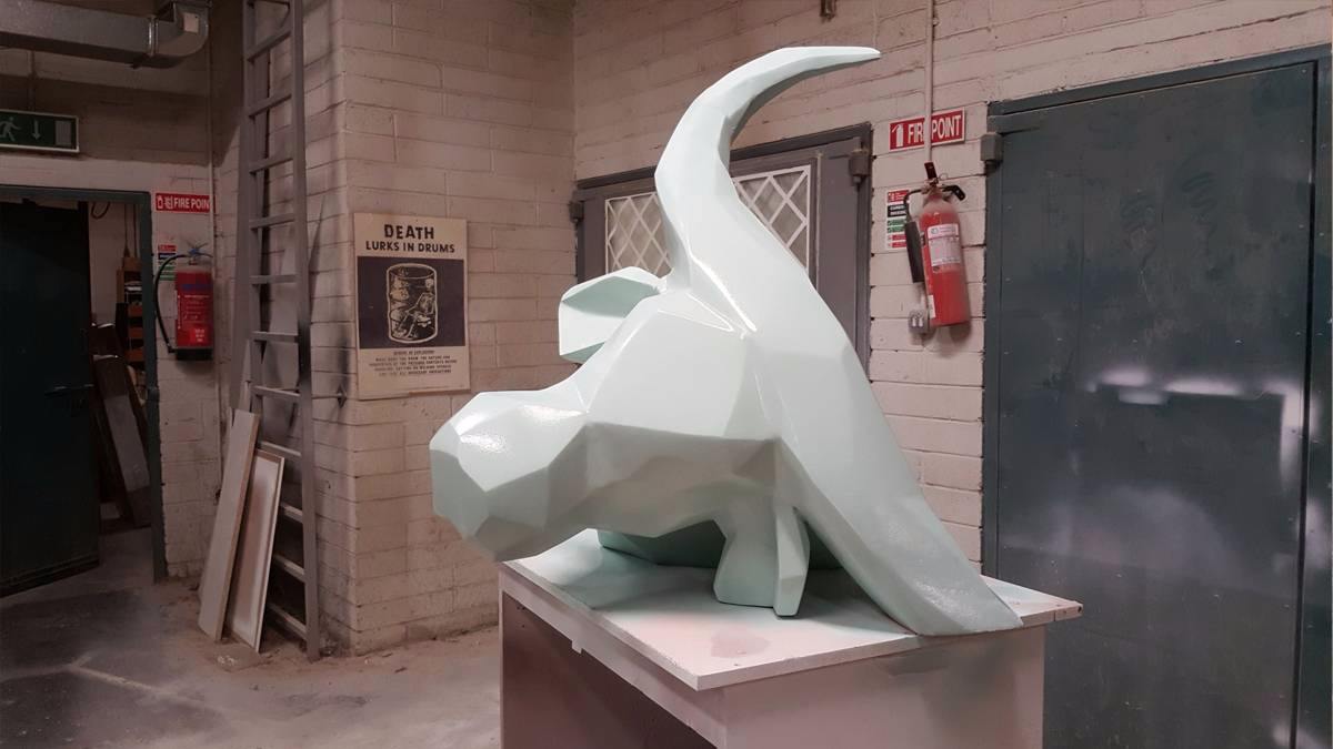 google valesco dublin low poly sculpture