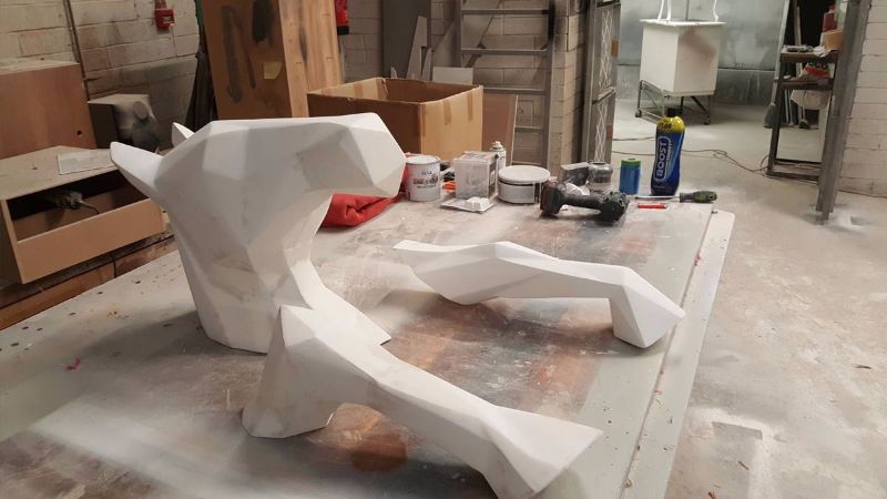 google valesco dublin low poly sculpture