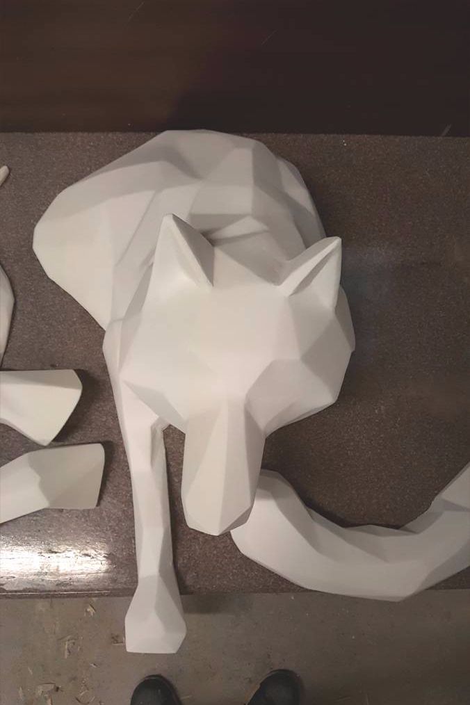 google valesco dublin low poly sculpture