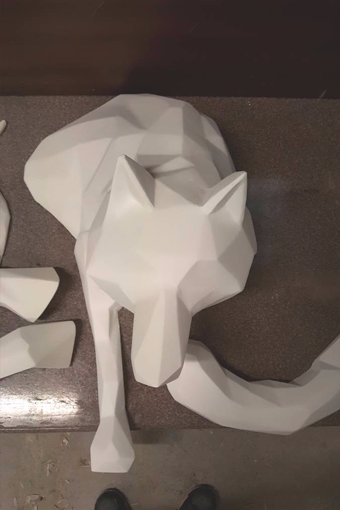 google valesco dublin low poly sculpture
