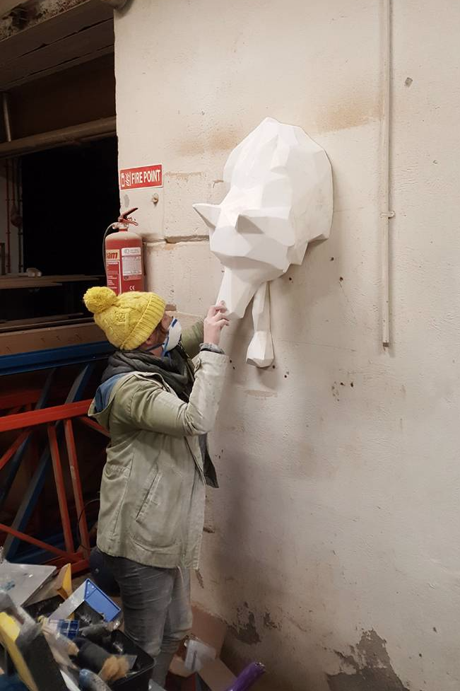 google valesco dublin low poly sculpture