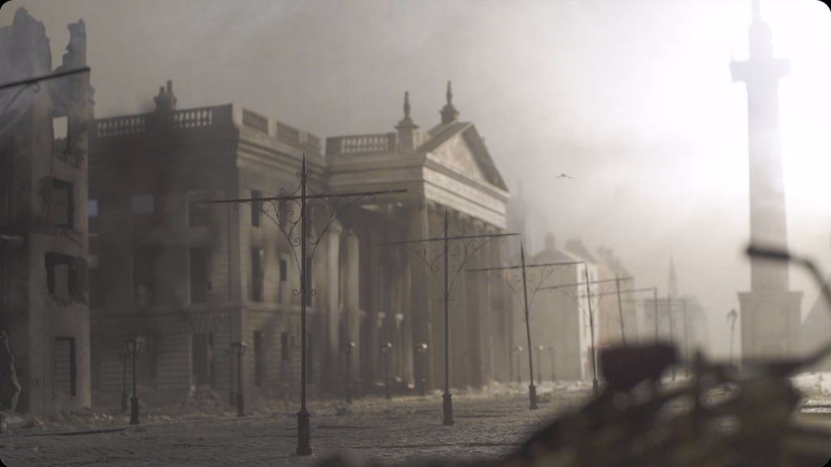 scale model GPO dublin 1916 esater rising