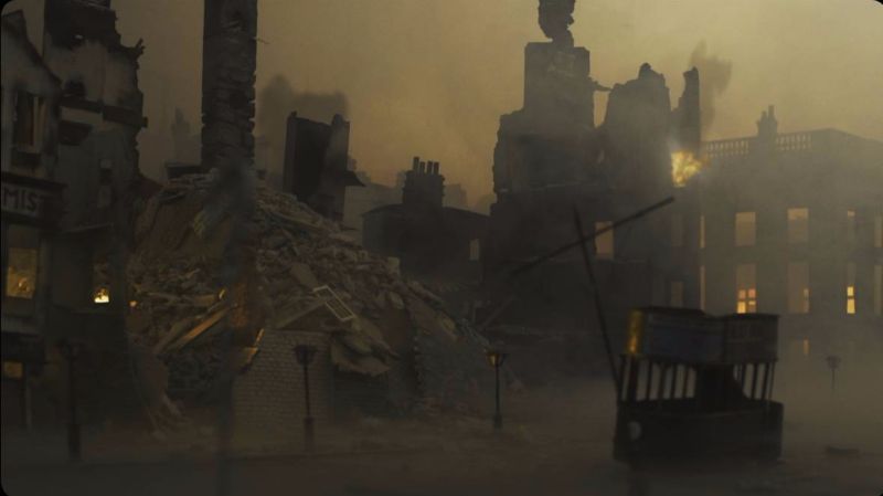 scale model sackville street on fire dublin 1916 easter rising