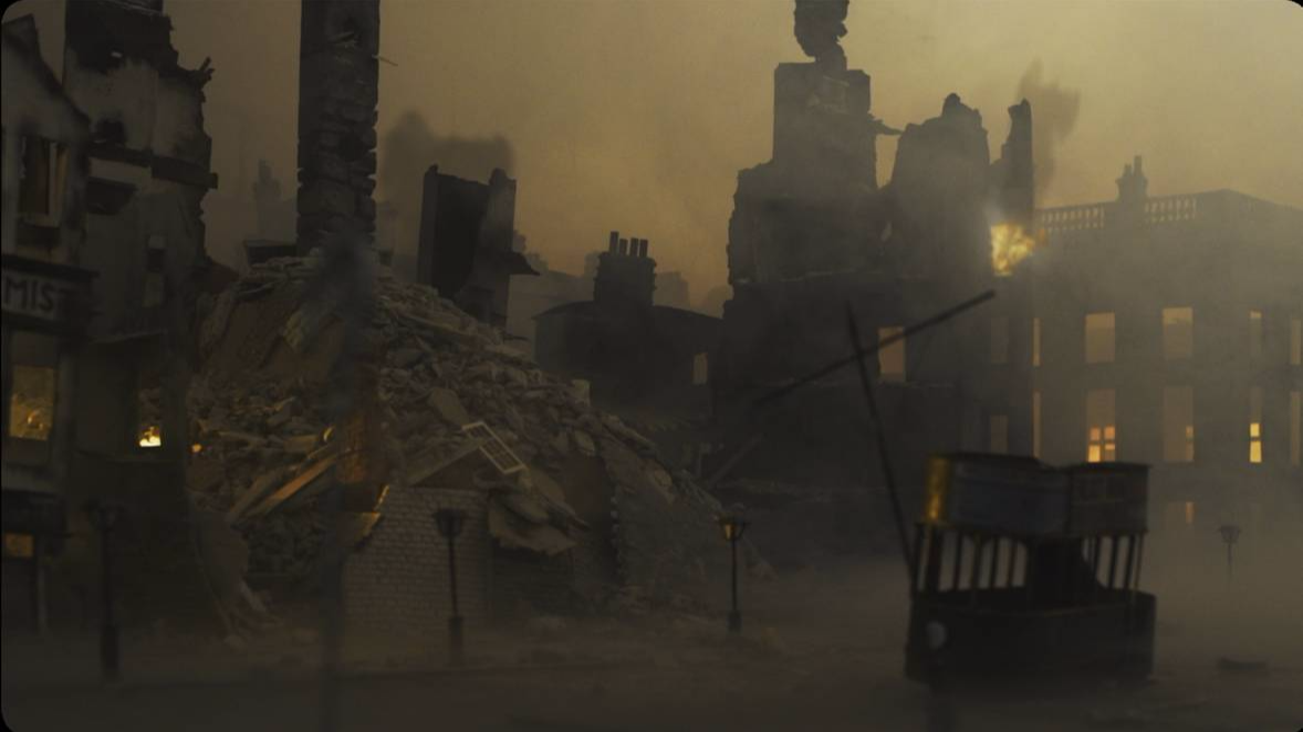 scale model sackville street on fire dublin 1916 easter rising