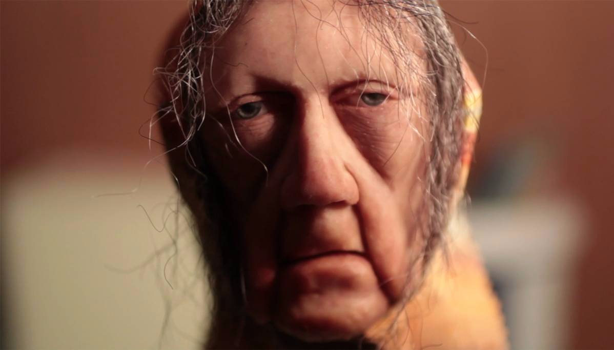 bowsie workshop a terrible hullabaloo old lady puppet sculpture