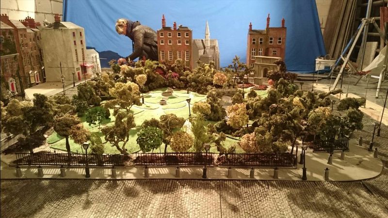 scale model of stephens green dublin