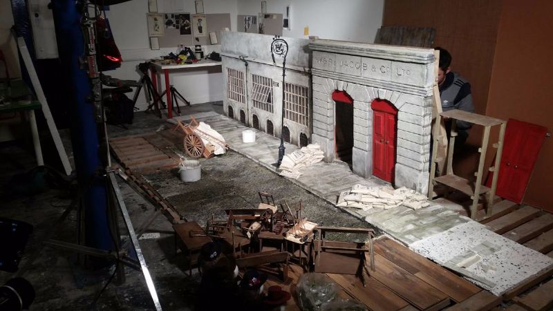 a terrible hullabaloo miniature set of jacobs biscuit factory dublin 1916