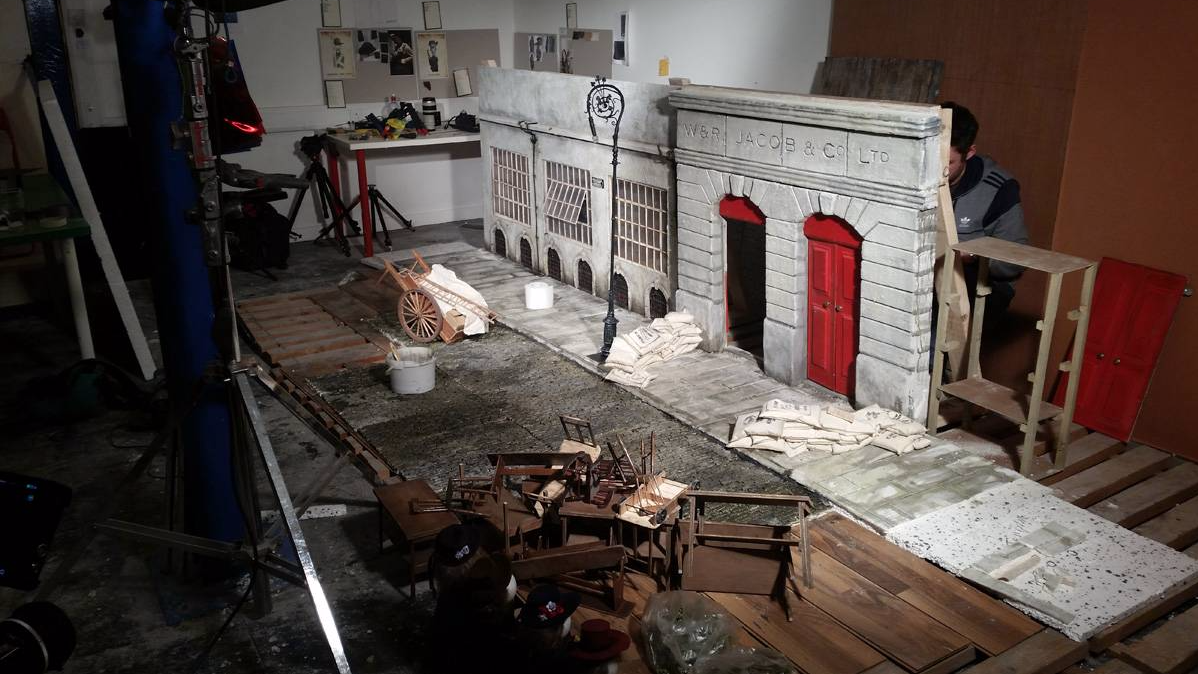 a terrible hullabaloo miniature set of jacobs biscuit factory dublin 1916