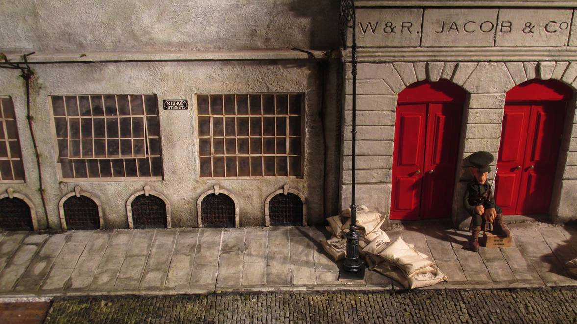 scale model jacobs biscuit factory dublin 1916