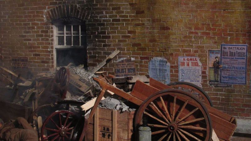 scale model easter rising dublin ireland 1916