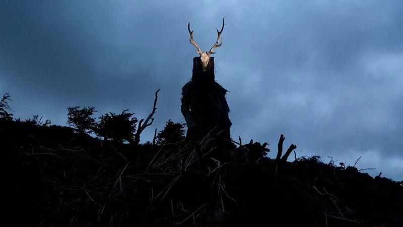 horned creature costume design