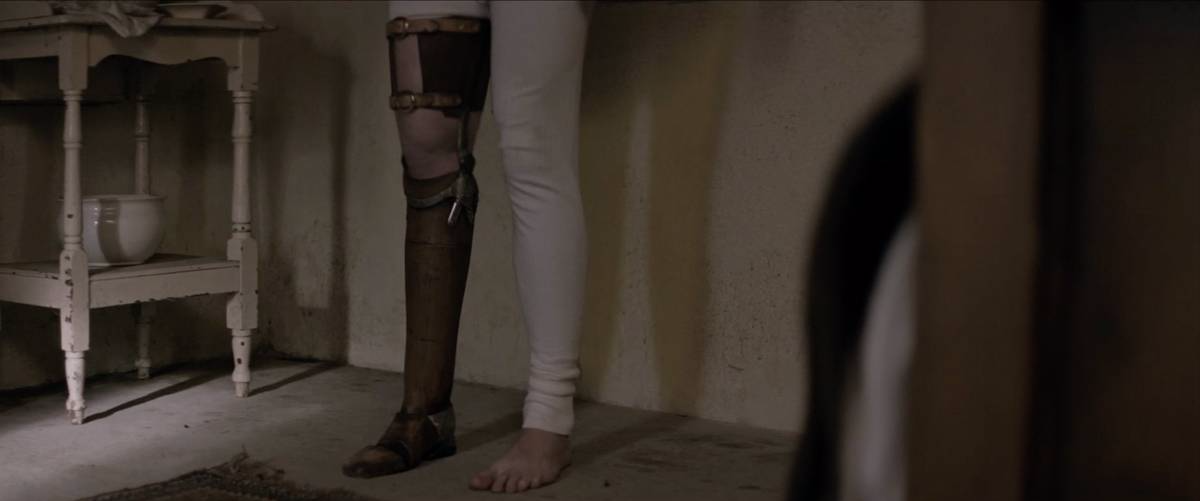 eugene simon the lodgers wooden leg replacment Bowsie VFX