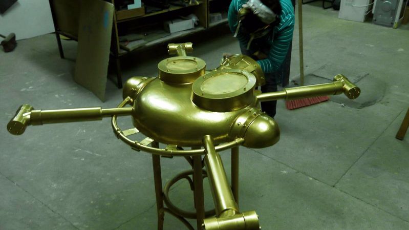 mutiny recording studio logo sculpture