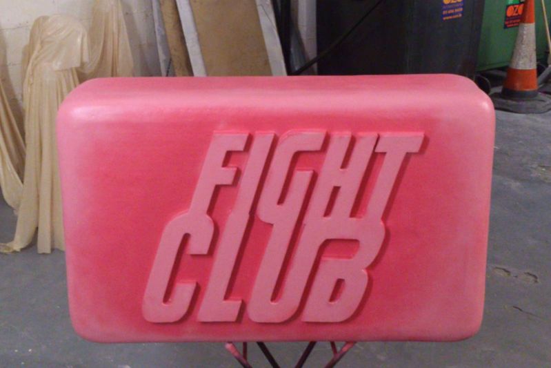 oversized fight club soap model