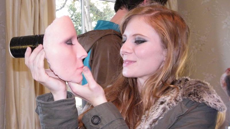 stitches silicone likeness model