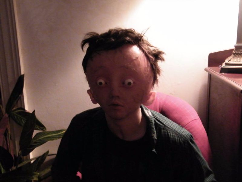 stitches exploding head prosthetic sfx make up