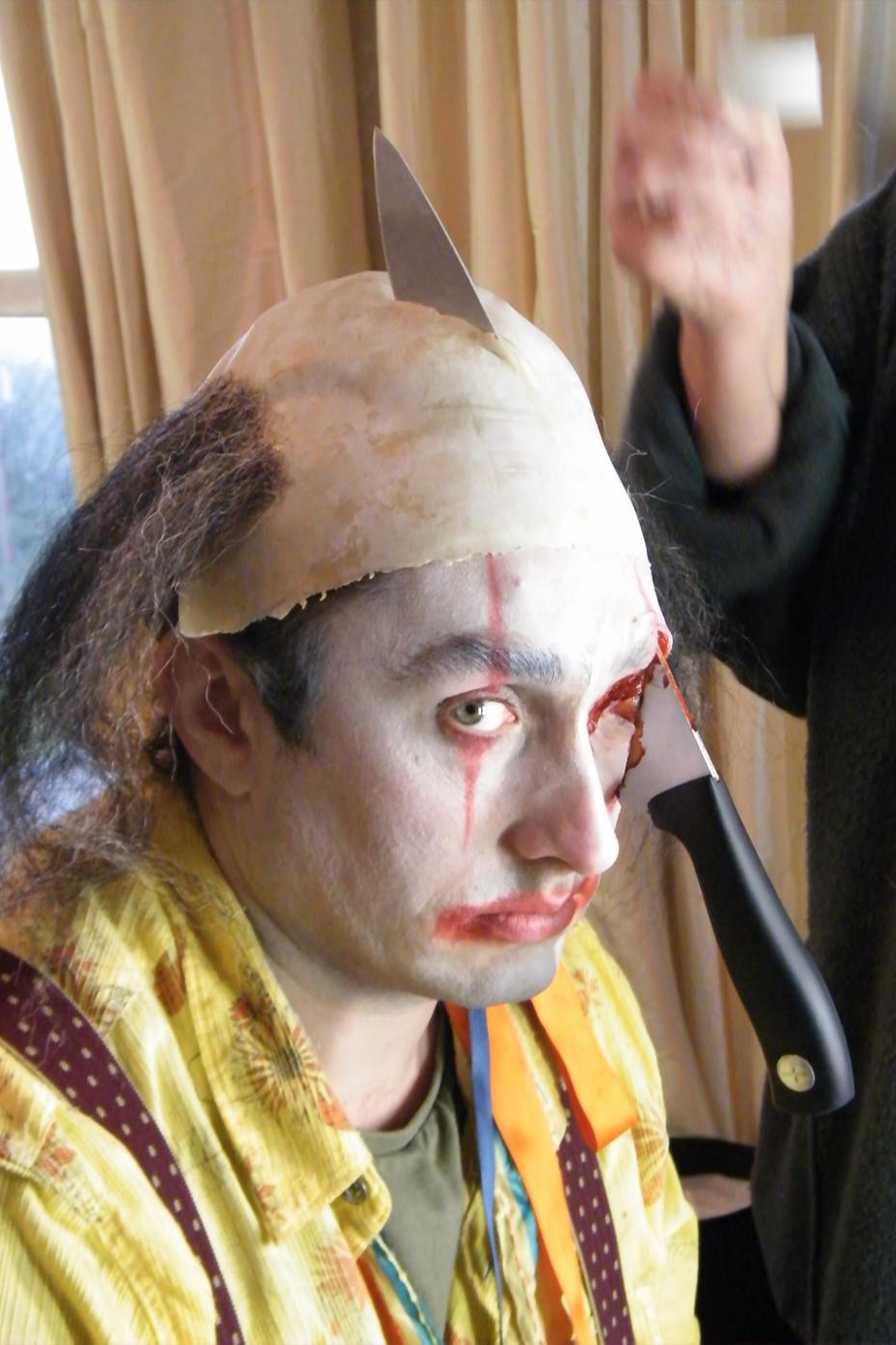 ross noble stitches prosthetic sfx make up