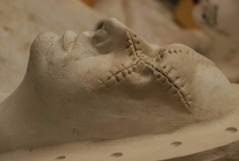 stitches clay prosthetic sfx make up prosthetic