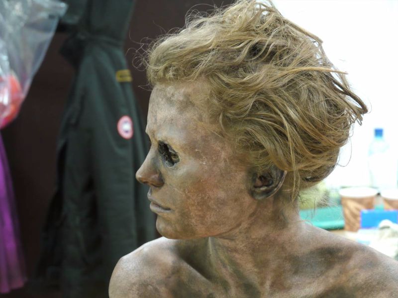 hannah hoekstra the canal sfx prosthetic make up