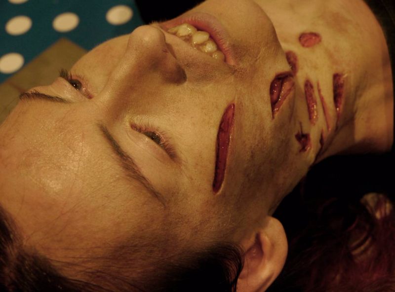 stab wound prosthetic sfx make up