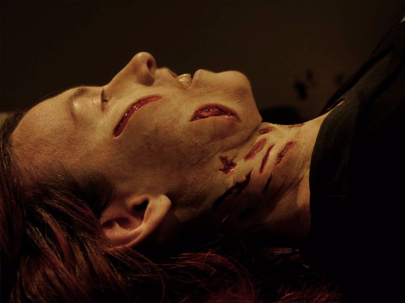stab victim prosthetic sfx make up