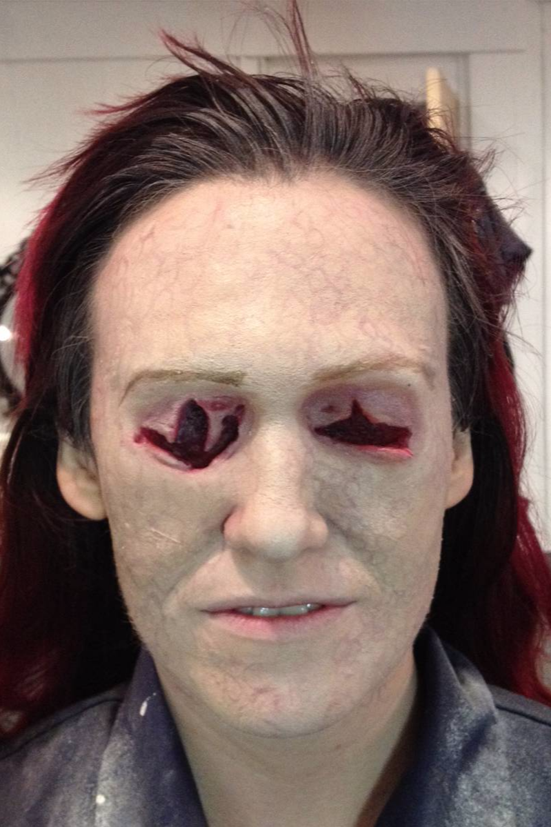 missing eyes prosthetic sfx make up